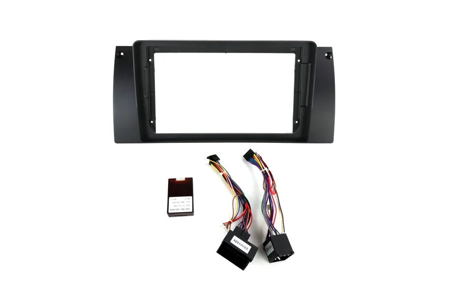 CONSOLA BMW X5 1999 A 2005 - 9 + CAN BUS (NEGRO MATE)