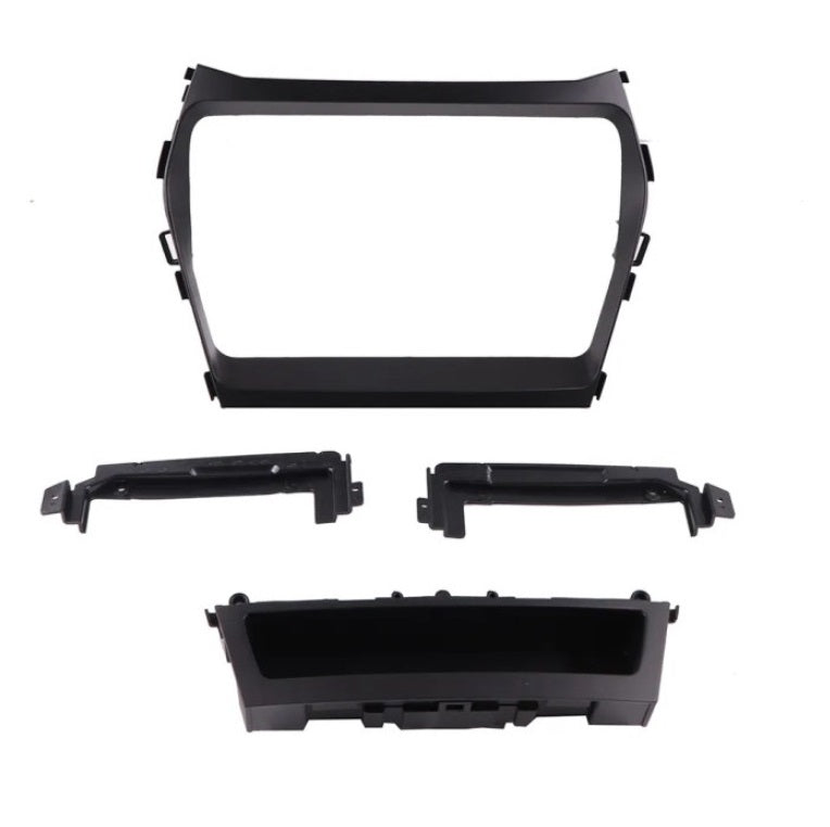 CONSOLA HYUNDAI SANTA FE 2014 A 2017 - 9  (NEGRO MATE)