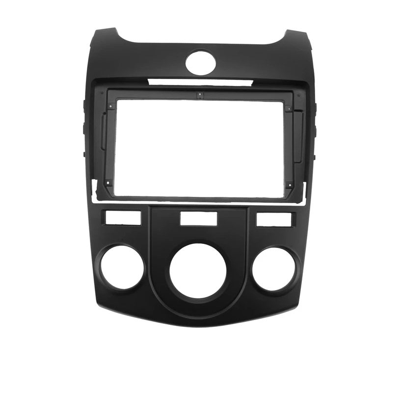 CONSOLA KIA FORTE AIRE MANUAL 2008 A 2016 - 9 (NEGRO OPACO)