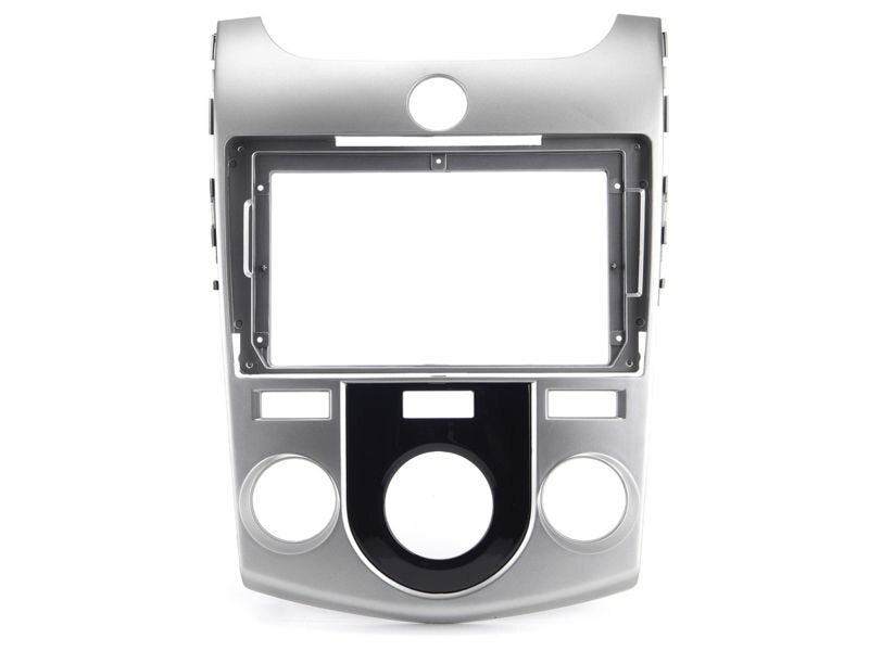 CONSOLA KIA FORTE AIRE MANUAL 2008 A 2016 - 9 (GRIS PLATA CON NEGRO)