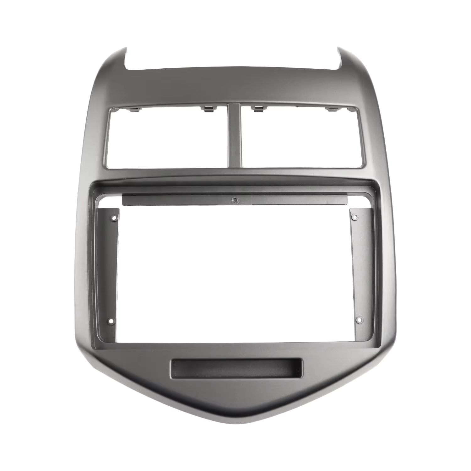 CONSOLA CHEVROLET SONIC CON PORTAPAPELES - 2011 A 2016 - 9 (GRIS RATON)