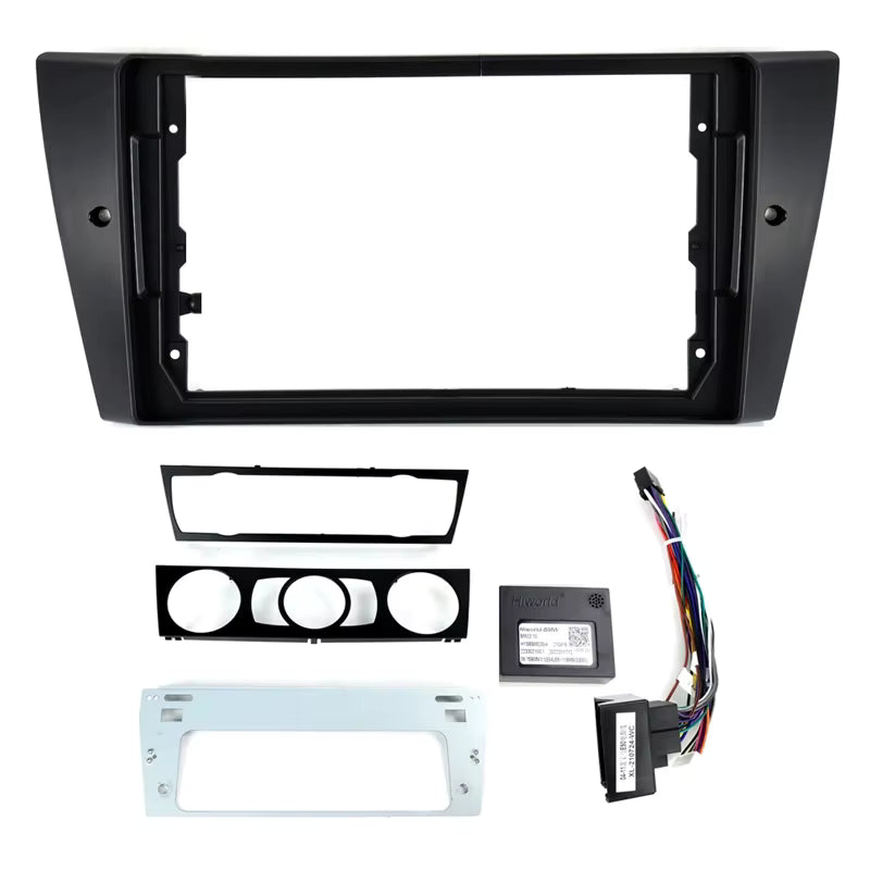 CONSOLA BMW 3 2004 A 2012 9 + CAN BUS (NEGRO MATE)