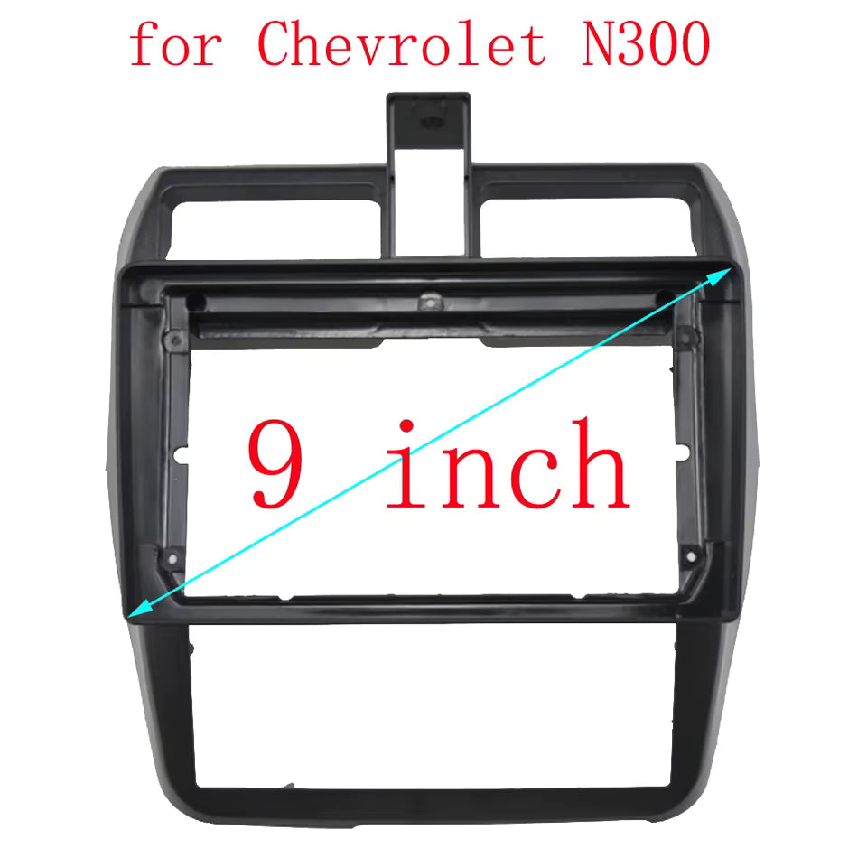 CONSOLA CHEVROLET N300 2012 A 2021 - 9 (NEGRO MATE)